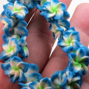 Blue Flower Elastic Fashion Bracelet